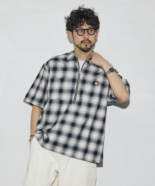 RED KAP/レッドキャップ 別注 リラックスフィット ハーフジップ ワン