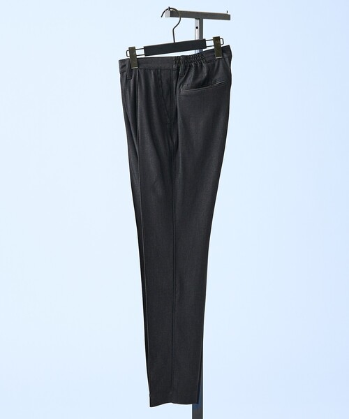 5351 POUR LES HOMMES(ゴーサンゴーイチプールオム)の「【デニムライク】 ストレッチ テーパードスラックス(スラックス・メンズ・インディゴブルー/ブラック・44/50/48/46)」の5枚目の写真