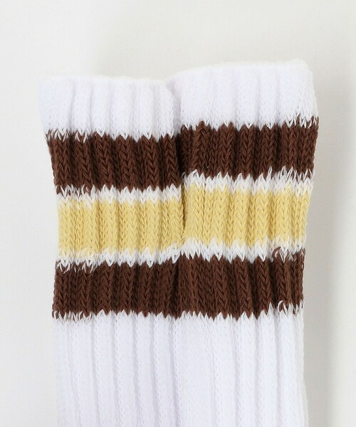 green label relaxing（グリーンレーベルリラクシング）の「GLR ルーズ ソックス（ソックス/靴下・メンズ・ブラック/ダークブラウン/オフホワイト/パープル/オレンジ/ダークグレー・FREE）」の16枚目の写真