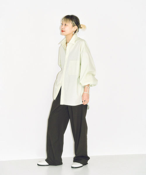 BERNARD ZINS（ベルナルドザンス）の「BERNARD ZINS SAND 95038：パンツ（スラックス・レディース・カーキ/チャコールグレー/ブラウン・38/36）」の7枚目の写真