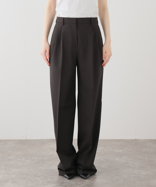 BERNARD ZINS（ベルナルドザンス）の「BERNARD ZINS SAND 95038：パンツ（スラックス・レディース・カーキ/チャコールグレー/ブラウン・38/36）」の11枚目の写真