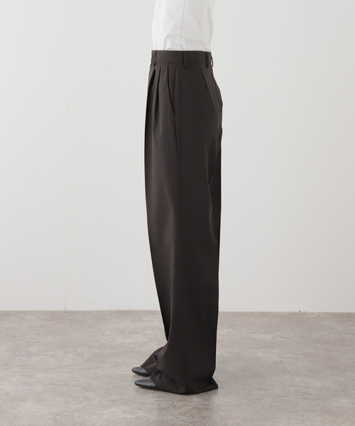 BERNARD ZINS（ベルナルドザンス）の「BERNARD ZINS SAND 95038：パンツ（スラックス・レディース・カーキ/チャコールグレー/ブラウン・38/36）」の12枚目の写真