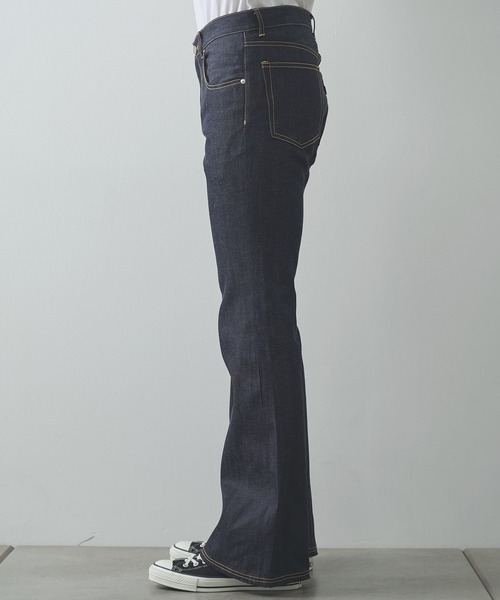 FACCIES(ファチーズ)の「【FACCIES/ファッチーズ】RIGID LIGHT OZ DENIME FLARE PAMTS(デニムパンツ・メンズ・インディゴブルー・2/1)」の5枚目の写真