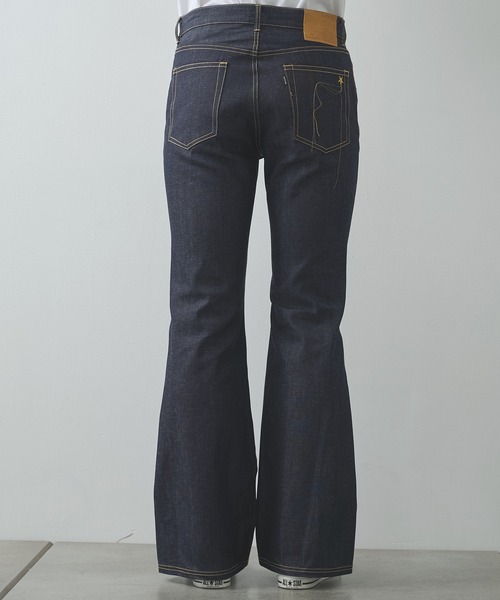 FACCIES(ファチーズ)の「【FACCIES/ファッチーズ】RIGID LIGHT OZ DENIME FLARE PAMTS(デニムパンツ・メンズ・インディゴブルー・2/1)」の6枚目の写真