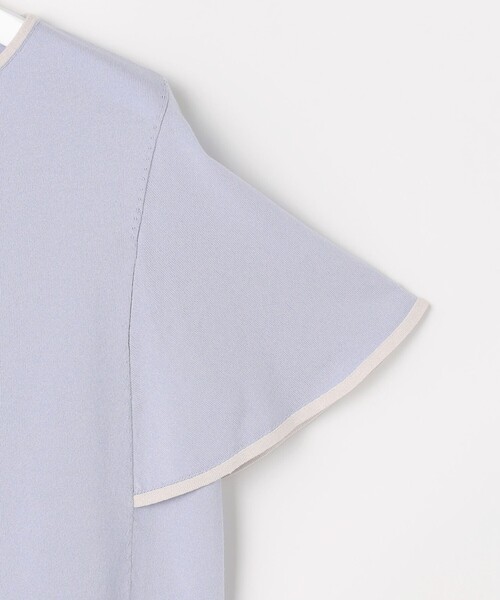 J.PRESS Ladies(J.プレス レディス)の「【シーンレスに活躍】COOL MINT COTTON POLYESTER フレアスリーブ ニット プルオーバー(ニット/セーター・レディース・ベージュ系/サックスブルー系/ネイビー系・SMALL)」の6枚目の写真