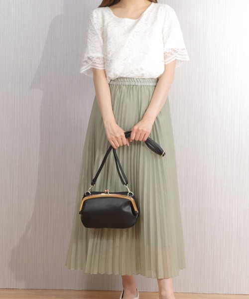 Tomieco(トミエコ)の「がま口ショルダー お財布付きで便利なショルダー(ショルダーバッグ・レディース・ブラック/アイボリー/ベージュ系その他/ブルー系その他/ゼブラ/ベージュ系/ブラック系・FREE)」の10枚目の写真