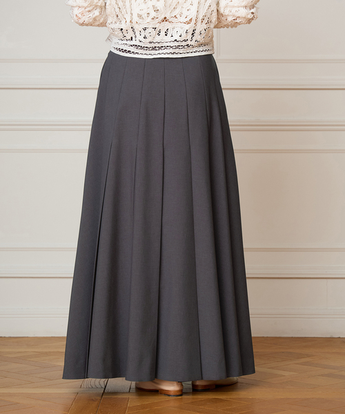 IENA LA BOUCLE(イエナラブークル)の「IENA LA BOUCLE プリーツマキシスカート(スカート・レディース・チャコールグレー・38/36)」の5枚目の写真