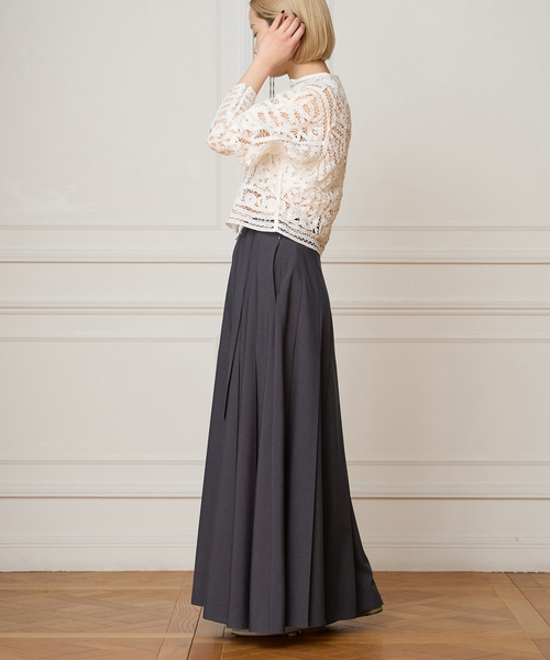 IENA LA BOUCLE(イエナラブークル)の「IENA LA BOUCLE プリーツマキシスカート(スカート・レディース・チャコールグレー・38/36)」の17枚目の写真