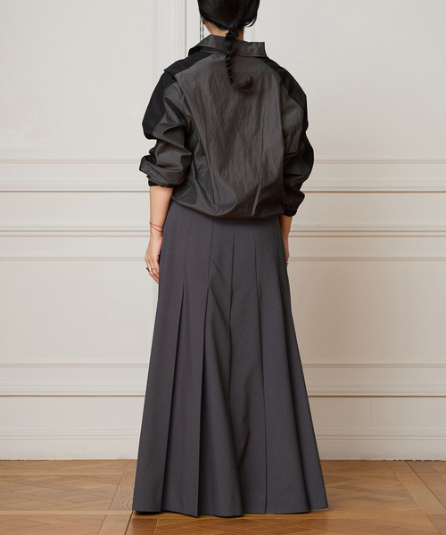 IENA LA BOUCLE(イエナラブークル)の「IENA LA BOUCLE プリーツマキシスカート(スカート・レディース・チャコールグレー・38/36)」の17枚目の写真