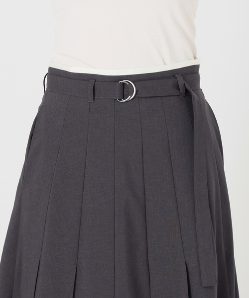 IENA LA BOUCLE(イエナラブークル)の「IENA LA BOUCLE プリーツマキシスカート(スカート・レディース・チャコールグレー・38/36)」の12枚目の写真