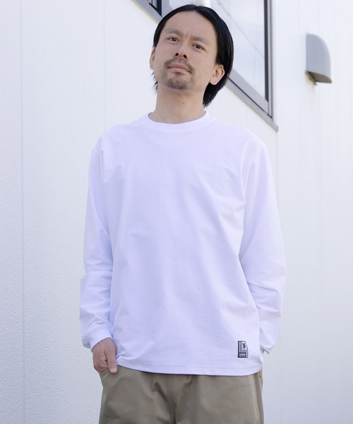 CHROME(クローム)の「【ムラサキスポーツ限定】CHROME/クローム 長袖 Tシャツ ロンT ロゴ ワンポイント UVカット 接触冷感 吸水拡散 遮熱 JP283WH(Tシャツ/カットソー・メンズ・ホワイト・L/XL/M)」の11枚目の写真