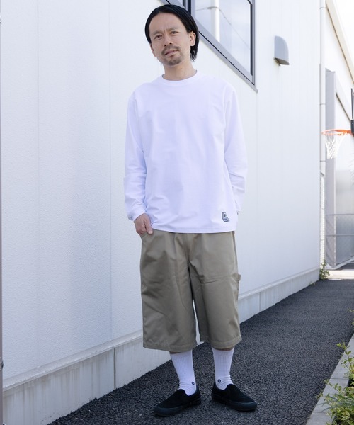 CHROME(クローム)の「【ムラサキスポーツ限定】CHROME/クローム 長袖 Tシャツ ロンT ロゴ ワンポイント UVカット 接触冷感 吸水拡散 遮熱 JP283WH(Tシャツ/カットソー・メンズ・ホワイト・L/XL/M)」の14枚目の写真