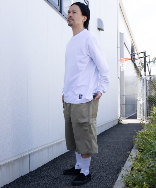 CHROME(クローム)の「【ムラサキスポーツ限定】CHROME/クローム 長袖 Tシャツ ロンT ロゴ ワンポイント UVカット 接触冷感 吸水拡散 遮熱 JP283WH(Tシャツ/カットソー・メンズ・ホワイト・L/XL/M)」の10枚目の写真