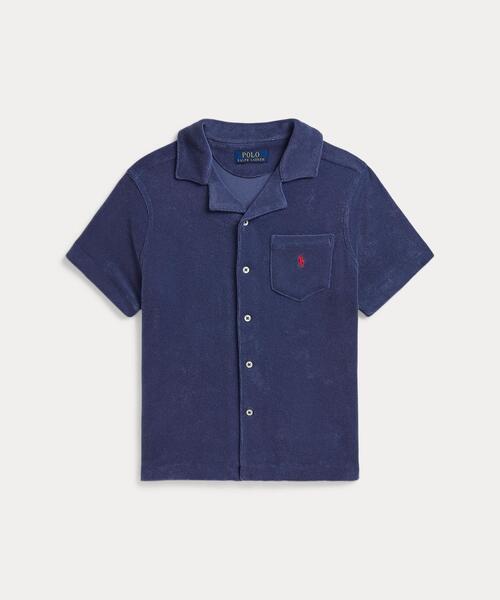 POLO RALPH LAUREN CHILDRENSWEAR(ポロ ラルフ ローレン チルドレンズウェア)の「テリー キャンプ シャツ(シャツ/ブラウス・キッズ・ネイビー系1・L/M/S/XL)」の7枚目の写真