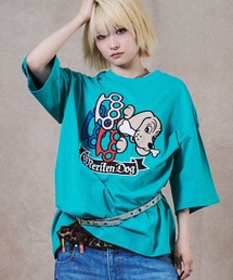 GALFY(ガルフィー)メリケンHEARTS TEE/おしゃぶりワンワンTEE/ビッグTシャツ ユニセックス