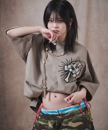 GALFY(ガルフィー)メリケンHEARTS TEE/おしゃぶりワンワンTEE/ビッグTシャツ ユニセックス