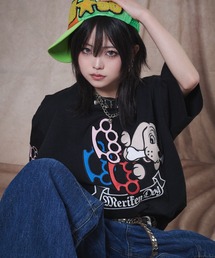 GALFY(ガルフィー)メリケンHEARTS TEE/おしゃぶりワンワンTEE/ビッグTシャツ ユニセックス