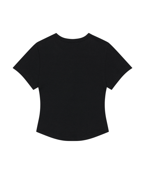 as you are(アズユーアー)の「ヘンリーブイネックホールドTシャツブラック(Tシャツ/カットソー・レディース・その他・OS)」の5枚目の写真