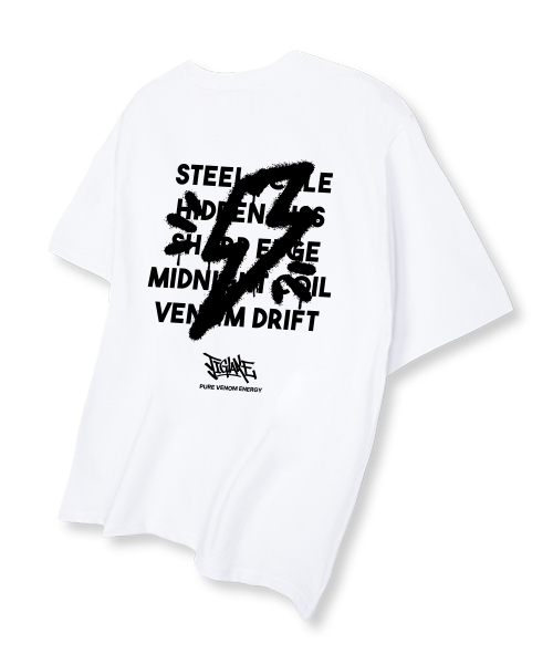 TI.GLAKE(ティーグレイク)の「サンダーリーフ オーバーサイズ 半袖Tシャツ ホワイト(Tシャツ/カットソー・メンズ・その他・LARGE/X-LARGE/XX-LARGE)」の3枚目の写真