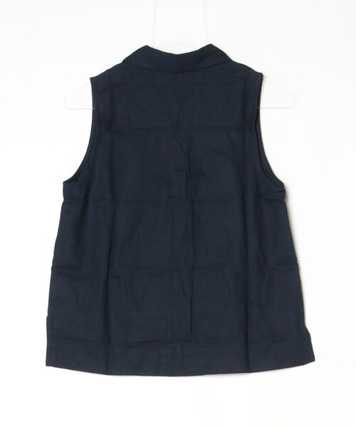 BANANA REPUBLIC FACTORY STORE(バナナリパブリック ファクトリーストア)の「BANANA REPUBLIC FACTORY STORE リネン ブレンド ポップオーバートップス(シャツ/ブラウス・レディース・ホワイト/ナチュラル/ネイビー・L/M/S/XS)」の4枚目の写真