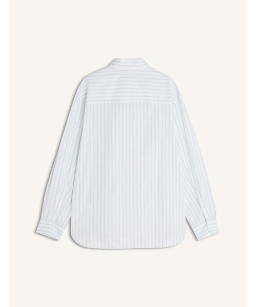 Maison Kitsune（メゾンキツネ）の「STRIPED BOYFRIEND SHIRT（シャツ/ブラウス・レディース・スカイブルー系・40/38/36/34/32）」の2枚目の写真
