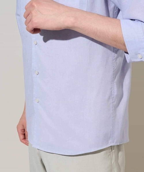 a.v.v(アーヴェヴェ)の「累計15,000枚販売!リネン混シャツ【接触冷感 / 速乾/ストレッチ / イージーケア / 洗濯機で洗える】(シャツ/ブラウス・メンズ・ネイビー/ブルー/オレンジ/ライラック/ピンク・44/50/48/46/52)」の16枚目の写真