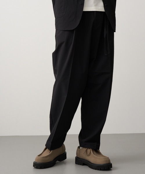 HAUS(ハウス)の「【HAUS】ポリサッカーセットアップ 053260/053270(セットアップ・メンズ・ブラウン/ブラック/グレー・LL/L/M)」の15枚目の写真