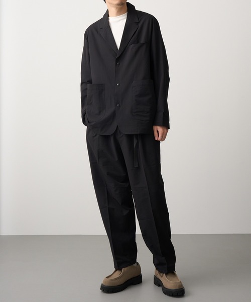 HAUS(ハウス)の「【HAUS】ポリサッカーセットアップ 053260/053270(セットアップ・メンズ・ブラウン/ブラック/グレー・LL/L/M)」の8枚目の写真