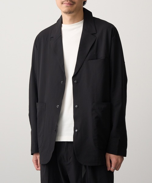 HAUS(ハウス)の「【HAUS】ポリサッカーセットアップ 053260/053270(セットアップ・メンズ・ブラウン/ブラック/グレー・LL/L/M)」の14枚目の写真