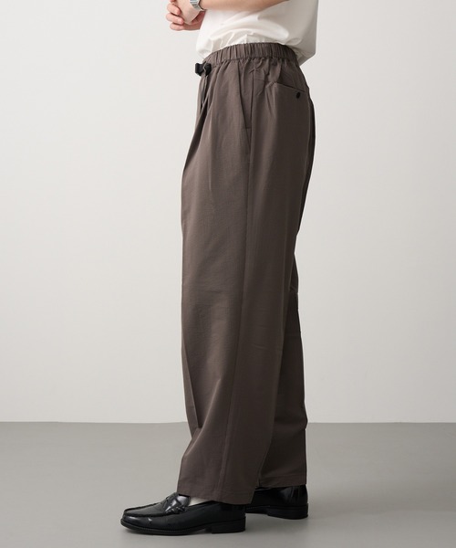 HAUS(ハウス)の「【HAUS】ポリサッカーセットアップ 053260/053270(セットアップ・メンズ・ブラウン/ブラック/グレー・LL/L/M)」の6枚目の写真