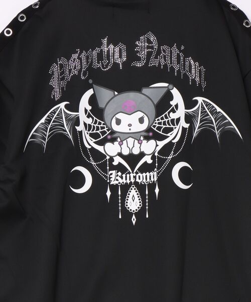 ＪＵＧＬＡＮＳ（ユグランス）の「【PSYCHO NATION】デビルストーン ZIP パーカー/クロミ コラボ（パーカー・メンズ・ブラック/ホワイト・M/L）」の2枚目の写真
