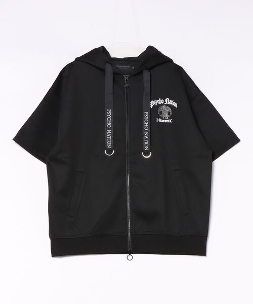 ＪＵＧＬＡＮＳ（ユグランス）の「【PSYCHO NATION】デビルストーン ZIP パーカー/クロミ コラボ（パーカー・メンズ・ブラック/ホワイト・M/L）」の4枚目の写真