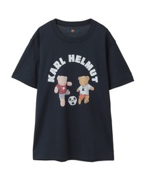 KARL HELMUT（カールヘルム）の「サッカーくまプリントTシャツ（Tシャツ/カットソー）」