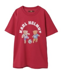 KARL HELMUT（カールヘルム）の「サッカーくまプリントTシャツ（Tシャツ/カットソー）」
