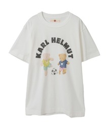 KARL HELMUT（カールヘルム）の「サッカーくまプリントTシャツ（Tシャツ/カットソー）」