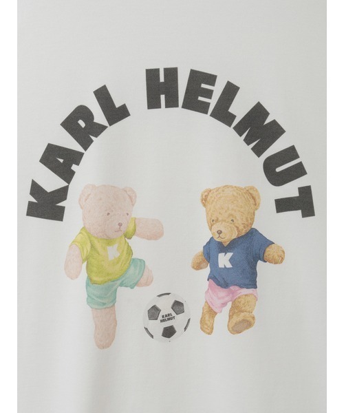 KARL HELMUT(カールヘルム)の「サッカーくまプリントTシャツ(Tシャツ/カットソー・メンズ・ネイビー/ホワイト/レッド・MEDIUM/LARGE)」の10枚目の写真