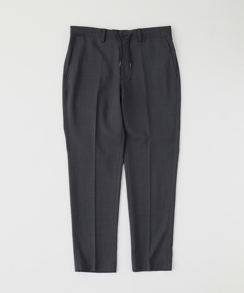 417 EDIFICE(フォーワンセブンエディフィス)の「DRY MELANGE パンツ(スラックス・メンズ・アイボリー/ネイビー/チャコールグレー・SMALL/LARGE/MEDIUM)」の1枚目の写真