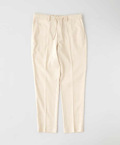 417 EDIFICE(フォーワンセブンエディフィス)の「DRY MELANGE パンツ(スラックス・メンズ・アイボリー/ネイビー/チャコールグレー・SMALL/LARGE/MEDIUM)」の2枚目の写真