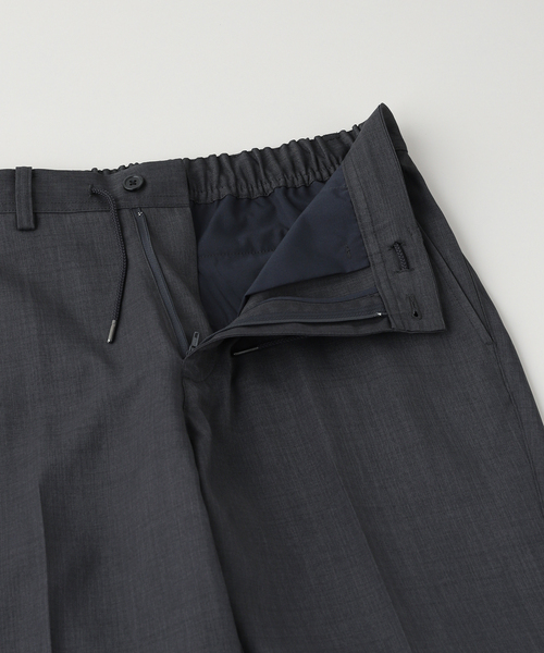 417 EDIFICE(フォーワンセブンエディフィス)の「DRY MELANGE パンツ(スラックス・メンズ・アイボリー/ネイビー/チャコールグレー・SMALL/LARGE/MEDIUM)」の5枚目の写真