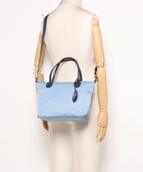 U by Ungaro（ユーバイウンガロ）の「U by ungaro(ユーバイウンガロ)　シモーヌ　2WAYトート（トートバッグ・レディース・グレー/ブルー/オレンジ・FREE）」の9枚目の写真