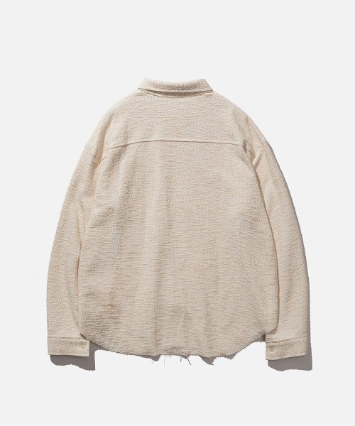 VASTIC（バスティック）の「カットオフニットシャツ_アイボリー（シャツ/ブラウス・メンズ・その他・LARGE/MEDIUM）」の3枚目の写真
