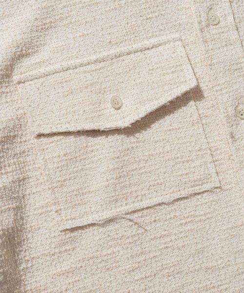 VASTIC（バスティック）の「カットオフニットシャツ_アイボリー（シャツ/ブラウス・メンズ・その他・LARGE/MEDIUM）」の5枚目の写真