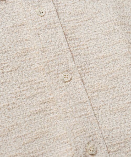 VASTIC（バスティック）の「カットオフニットシャツ_アイボリー（シャツ/ブラウス・メンズ・その他・LARGE/MEDIUM）」の6枚目の写真