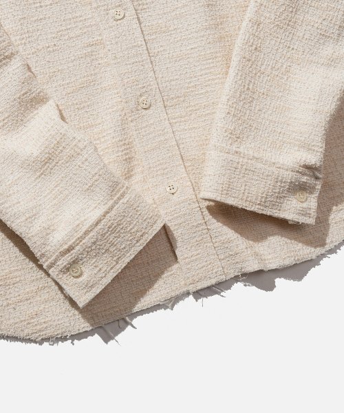 VASTIC（バスティック）の「カットオフニットシャツ_アイボリー（シャツ/ブラウス・メンズ・その他・LARGE/MEDIUM）」の7枚目の写真