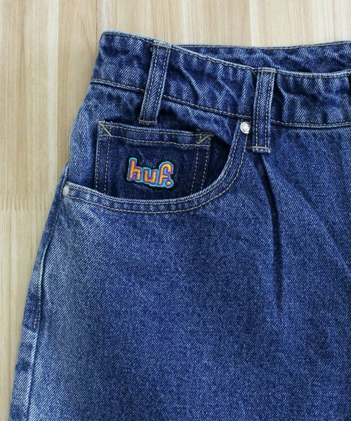 HUF（ハフ）の「クローマー ウォッシュドパンツ CROMER WASHED PANT（デニムパンツ・メンズ・ライトブルー/インディゴブルー・30/32/34）」の14枚目の写真