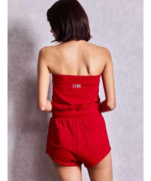 GYDA（ジェイダ）の「Coca-Cola GLITTER embroideryロンパース（つなぎ/オールインワン・レディース・オフホワイト/ブラック/レッド・FREE）」の19枚目の写真