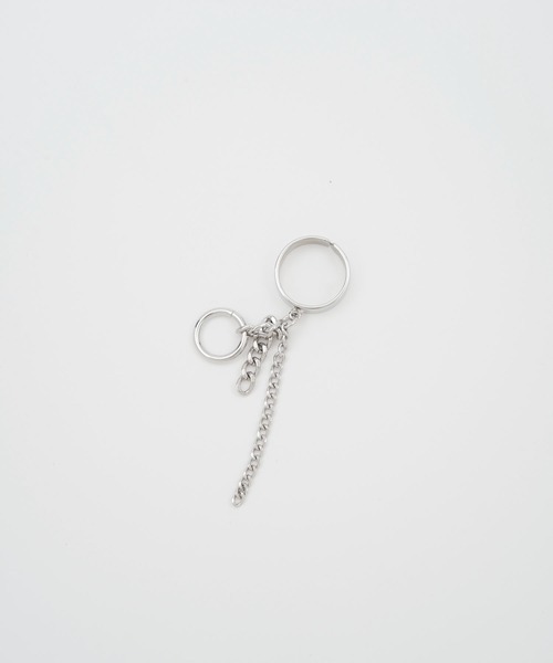 SOEMIN(ソミン)の「Chain ring/チェーンリング(リング・レディース・シルバー・FREE)」の2枚目の写真
