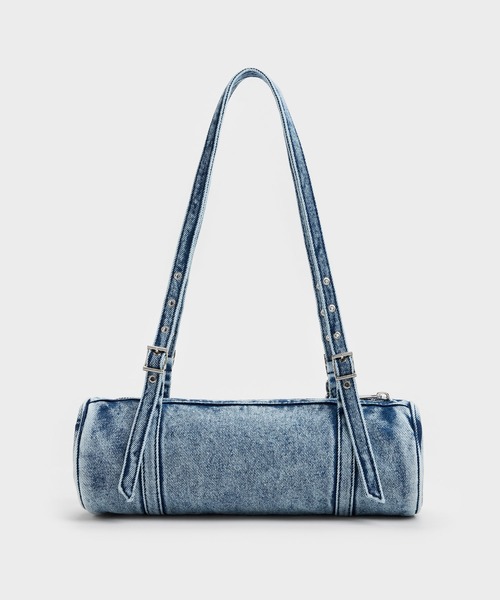 CHARLES & KEITH(チャールズ & キース)の「Rey レイ デニム ロングショルダーバッグ(ショルダーバッグ・レディース・ブルー系その他3・M)」の3枚目の写真