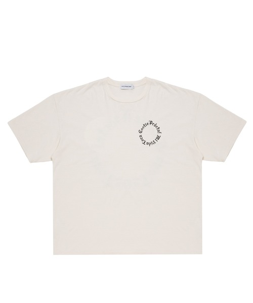 COOTIE PRODUCTIONS（クーティープロダクションズ）の「Gas Boil Zimbabwe Jersey S/S Tee - 2（Tシャツ/カットソー・メンズ・ブラック/アイボリー・MEDIUM/SMALL/LARGE）」の2枚目の写真