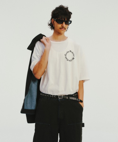 COOTIE PRODUCTIONS(クーティープロダクションズ)の「Gas Boil Zimbabwe Jersey S/S Tee - 2(Tシャツ/カットソー・メンズ・ブラック/アイボリー・MEDIUM/SMALL/LARGE/X-LARGE)」の3枚目の写真